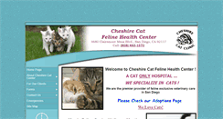 Desktop Screenshot of cheshirecatclinic.com